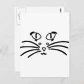 Katzen-oder Mäuseoptische Täuschung Postkarte (Vorne/Hinten)