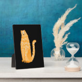 Katzen Orange Fotoplatte (Seite)
