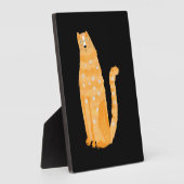 Katzen Orange Fotoplatte (Seite)