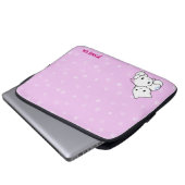 Katzen-Paar-Laptop-Hülse Laptopschutzhülle (Vorne Knopf)