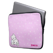 Katzen-Paar-Laptop-Hülse Laptopschutzhülle (Vorderseite Links)