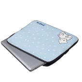 Katzen-Paar-Laptop-Hülse Laptopschutzhülle (Vorne Knopf)