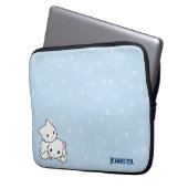 Katzen-Paar-Laptop-Hülse Laptopschutzhülle (Vorderseite Links)