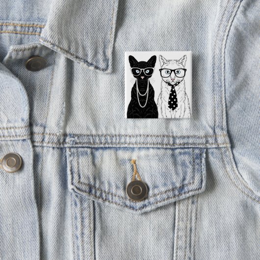 Katzen-Paare Button (Beispiel)