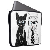 Katzen-Paare Laptopschutzhülle (Vorne Rechts)