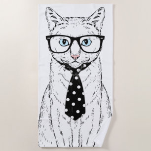 Katzen-Paare Strandtuch