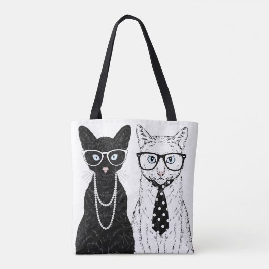 Katzen-Paare Tasche (Rückseite)