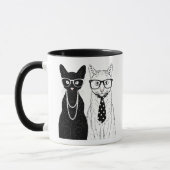 Katzen-Paare Tasse (Links)