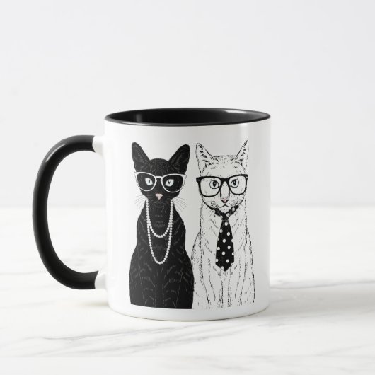 Katzen-Paare Tasse (Links)