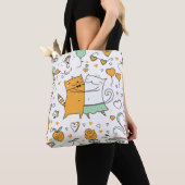 Katzen paaren Illustration. Cartoon - Kätzchen Tasche (Von Nahem)