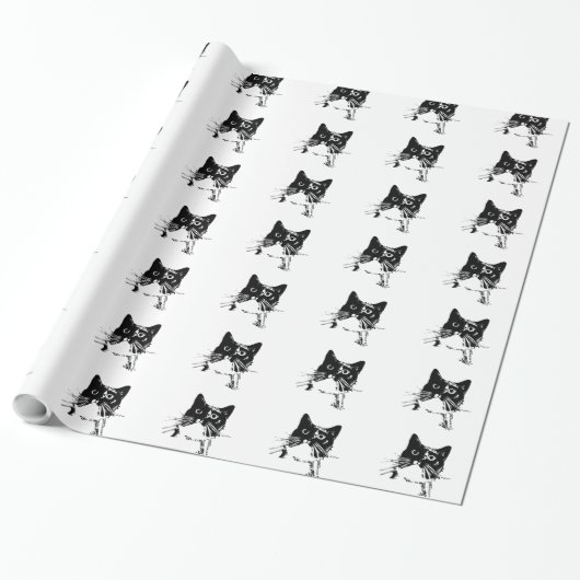 Katzen-Packpapier Geschenkpapier (Ungerollt)