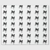 Katzen-Packpapier Geschenkpapier (Flach)