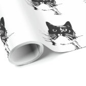 Katzen-Packpapier Geschenkpapier (Rolleneckpunkt)