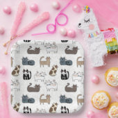Katzen-Papierteller, Kätzchen-Party Pappteller (Party)