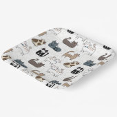 Katzen-Papierteller, Kätzchen-Party Pappteller (Gewinkelt)