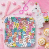 Katzen-Papierteller, Kätzchen-Party Pappteller (Party)