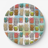 Katzen! Pappteller (Vorderseite)