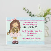 Katzen-Party Einladung (Stehend Vorderseite)