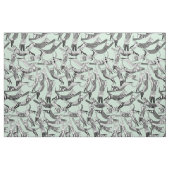 Katzen-Partyminze Stoff (Fat Quarter (45,7 x 55,9 cm))