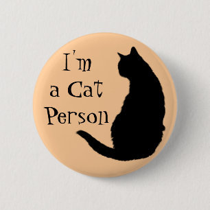 Katzen-Person Button