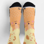 Katzen-Persönlichkeitssocken Socken (Oben)