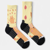 Katzen-Persönlichkeitssocken Socken (Rechts)
