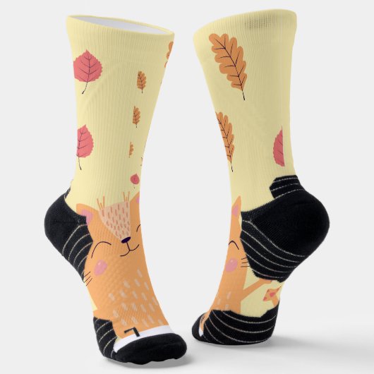 Katzen-Persönlichkeitssocken Socken (Gewinkelt)