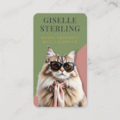 Katzen-Pflege-Experte Visitenkarte (Vorderseite)