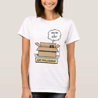Katzen-Philosophie-Damen-Baby - Puppe T-Shirt