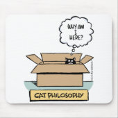 Katzen-Philosophie Mousepad (Vorne)