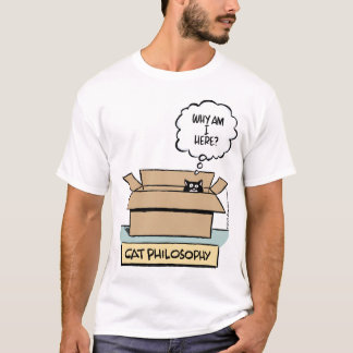 Katzen-Philosophielässiger Nightie T-Shirt