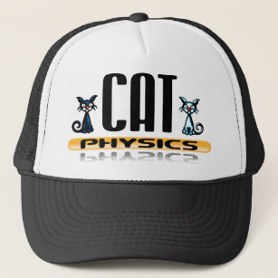 Katzen-Physik-Hut Truckerkappe
