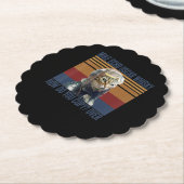 Katzen Pilot Mike Echo Oscar Whisky Kostümgeschenk Untersetzer (angewinkelt)