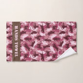 Katzen Pink Camouflage Badhandtuch Set (Handtuch)