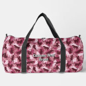 Katzen Pink Camouflage Duffle Bag (Vorderseite)