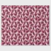 Katzen Pink Camouflage Geschenkpapier (Flach)