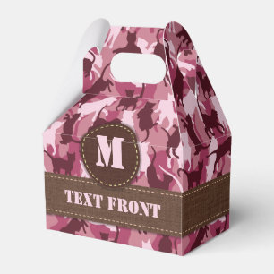 Katzen Pink Camouflage Geschenkschachtel