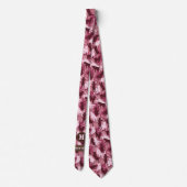 Katzen Pink Camouflage Krawatte (Rückseite)