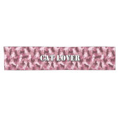 Katzen Pink Camouflage Kurzer Tischläufer (Horizontal)
