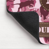 Katzen Pink Camouflage Mousepad (Ecke)