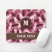 Katzen Pink Camouflage Mousepad (Mit Mouse)