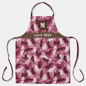 Katzen Pink Camouflage Schürze (Vorderseite)