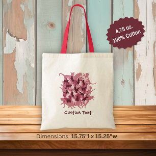 Katzen Pink Camouflage Tragetasche