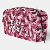 Katzen Pink Camouflage Waschbeutel (Rechte Ecke)