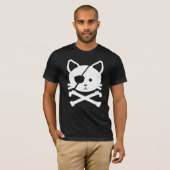 Katzen-Piraten-T - Shirt (Vorne ganz)