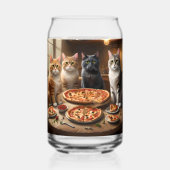 Katzen-Pizza-Nacht, Dosenglas (Rückseite)
