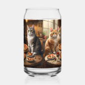 Katzen-Pizza-Nacht, Dosenglas (Links)