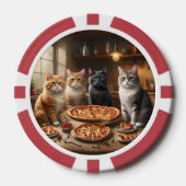 Katzen-Pizza-Nacht, Pokerchips (Vorderseite)