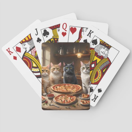 Katzen-Pizza-Nacht, Spielkarten (Rückseite)