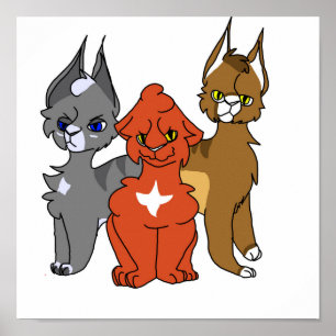 Katzen-Plakat Poster